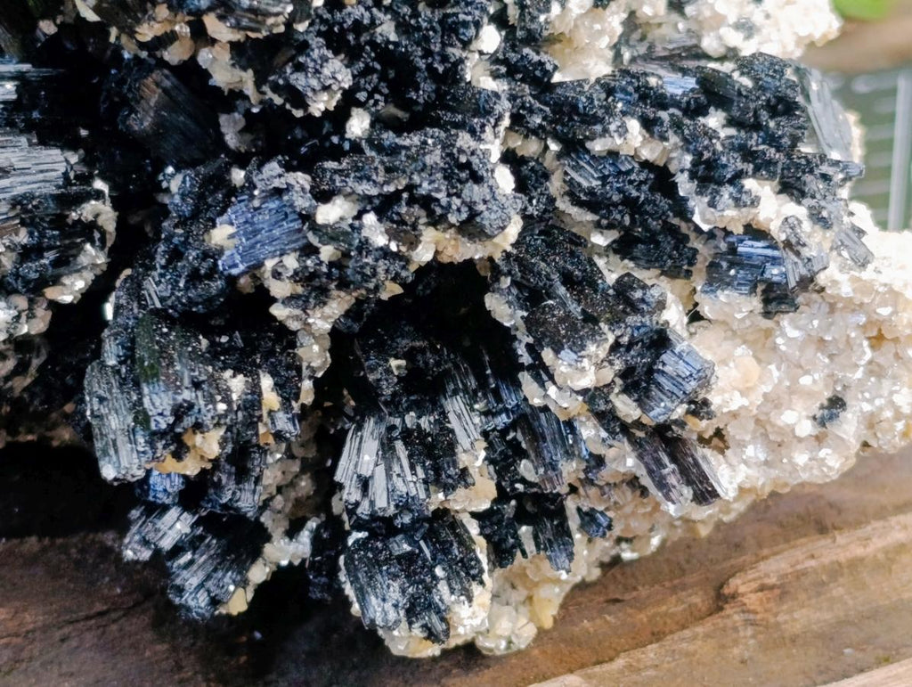 Natural Large Schorl Black Tourmaline With Mica x 1 From Erongo, Namibia