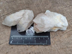 Natural Quartz Crystal Clusters x 12 From Madagascar