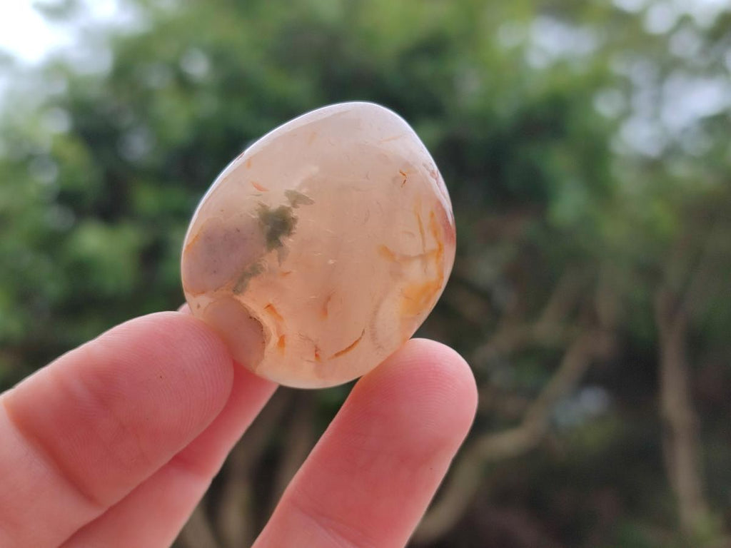Polished Flower Agate Standing Free Forms x 35 From Antsahalova, Madagascar - Toprock Gemstones and Minerals 