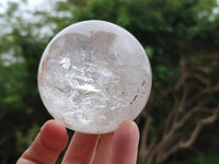 Polished Clear Quartz Crystal Balls x 3 From Madagascar