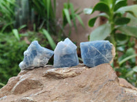Natural Mini Sky Blue Calcite Specimens x 70 From Namibia