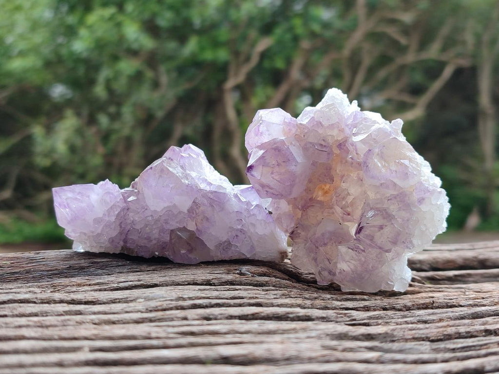 Sunburst Rocks Natural Sunburst Amethyst Spirit Clusters x 6 From Boekenhouthoek, Sou ...