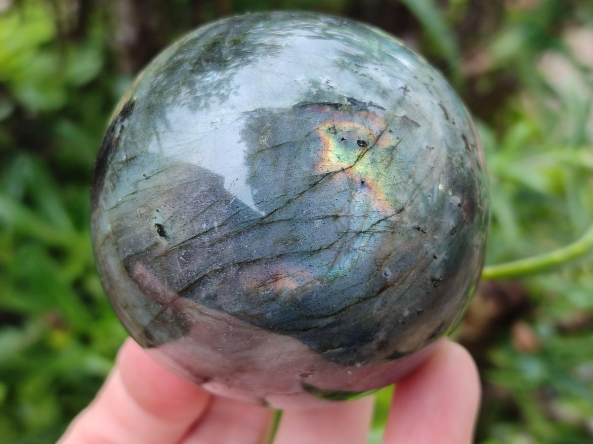 Polished Labradorite Spheres x 4 From Tulear, Madagascar