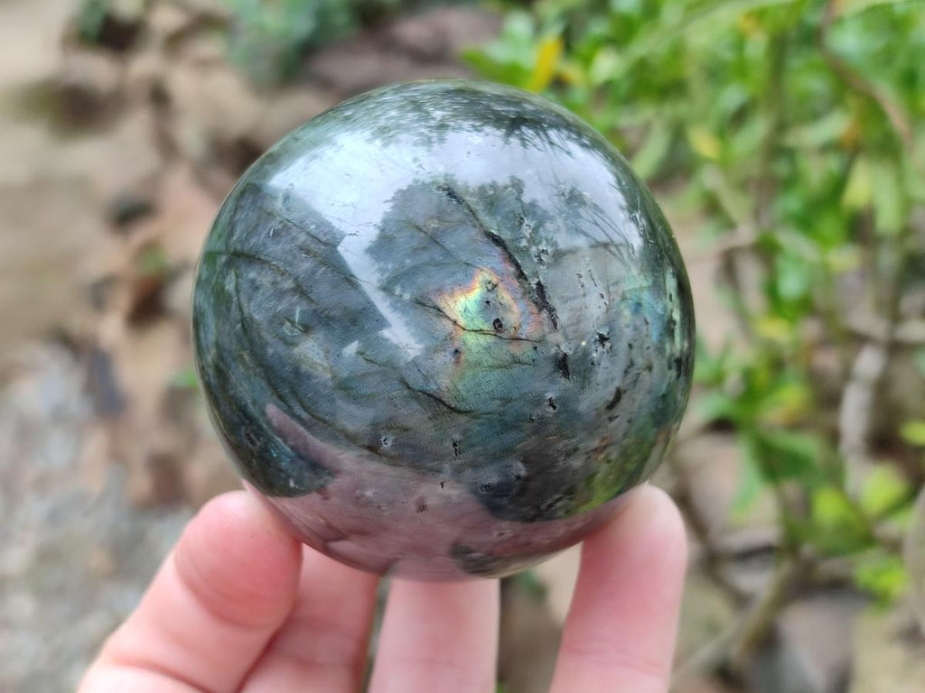 Polished Labradorite Spheres x 4 From Tulear, Madagascar