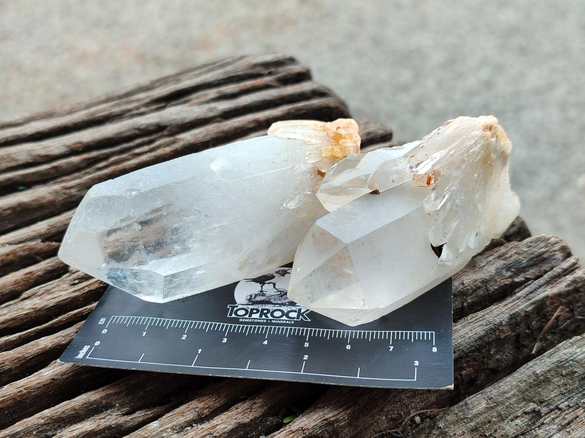 Natural Mix Of Clear Quartz Crystals x 12 From Madagascar