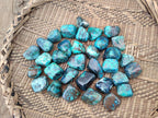 Polished Shattuckite Free Forms x 70 From Congo - Toprock Gemstones and Minerals 