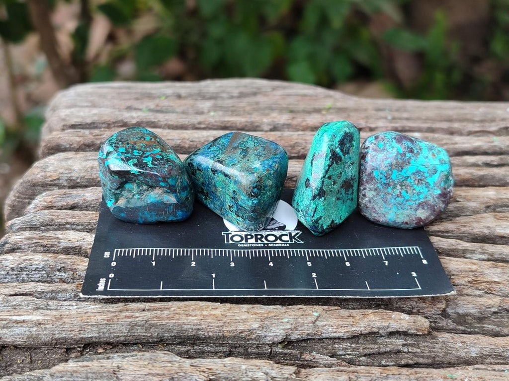 Polished Shattuckite Free Forms x 70 From Congo - Toprock Gemstones and Minerals 