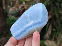 Polished Blue Lace Agate Free Forms x 9 From Nsanje, Malawi
