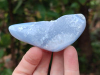 Polished Blue Lace Agate Free Forms x 9 From Nsanje, Malawi