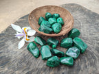 Polished Flower Banded Malachite Free Forms x 26 From Congo - Toprock Gemstones and Minerals 