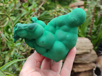 Natural Botryoidal Malachite Specimens x 2 From Congo