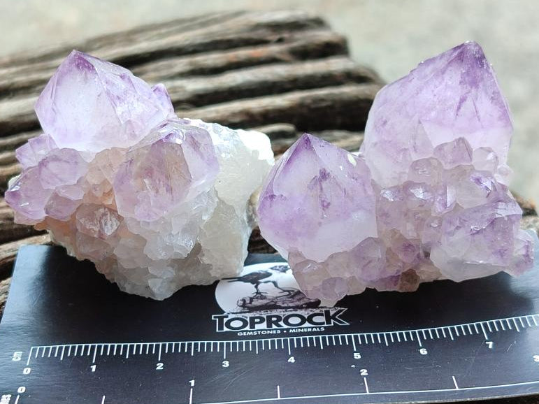 Natural Sunburst Amethyst Spirit Crystals x 20 From Boekenhouthoek, South Africa