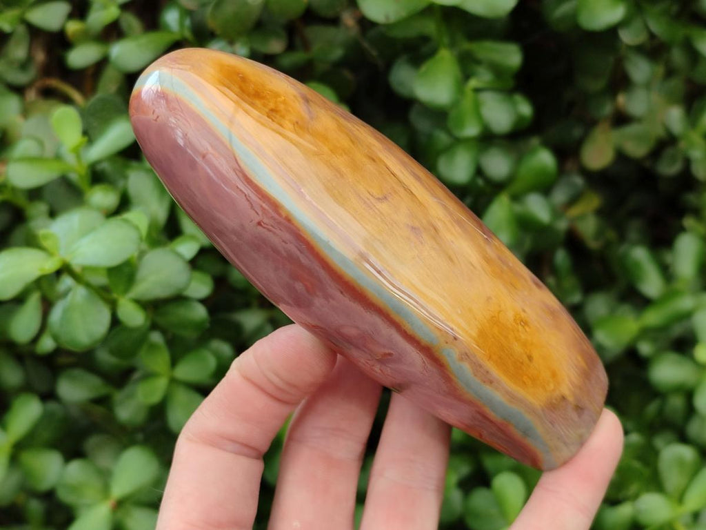 Polished Polychrome Jasper Standing Free Forms x 4 From NW Coast, Madagascar