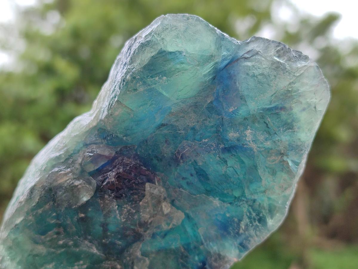 Natural Watermelon Fluorite Cobbed Specimens x 12 From Uis, Namibia