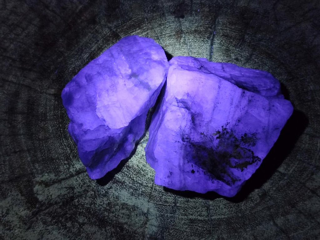 Natural Watermelon Fluorite Cobbed Specimens x 12 From Uis, Namibia