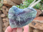 Natural Watermelon Fluorite Cobbed Specimens x 12 From Uis, Namibia