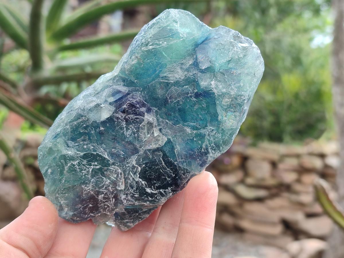 Natural Watermelon Fluorite Cobbed Specimens x 12 From Uis, Namibia