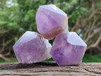 Polished Jacaranda Amethyst Crystals x 12 From Mumbwa, Zambia - Toprock Gemstones and Minerals 