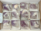 Polished Jacaranda Amethyst Crystals x 12 From Mumbwa, Zambia - Toprock Gemstones and Minerals 