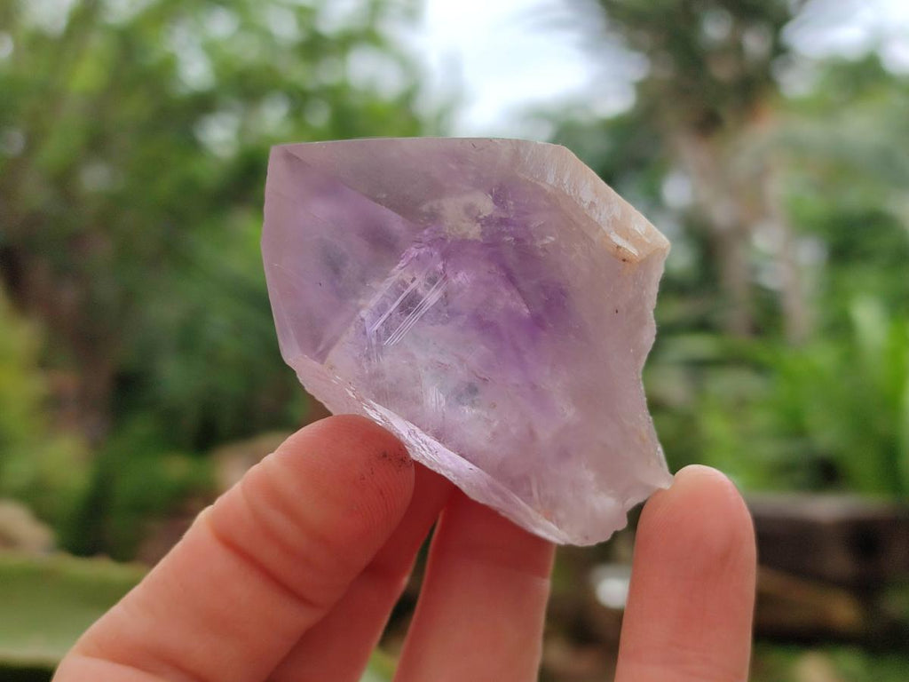 Polished Jacaranda Amethyst Crystals x 12 From Mumbwa, Zambia - Toprock Gemstones and Minerals 
