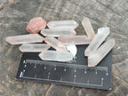 Natural Mini Double Terminated Red Hematoid Quartz Crystals x 95 From Madagascar