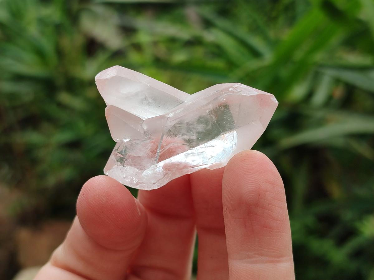 Natural Mini Double Terminated Red Hematoid Quartz Crystals x 95 From Madagascar