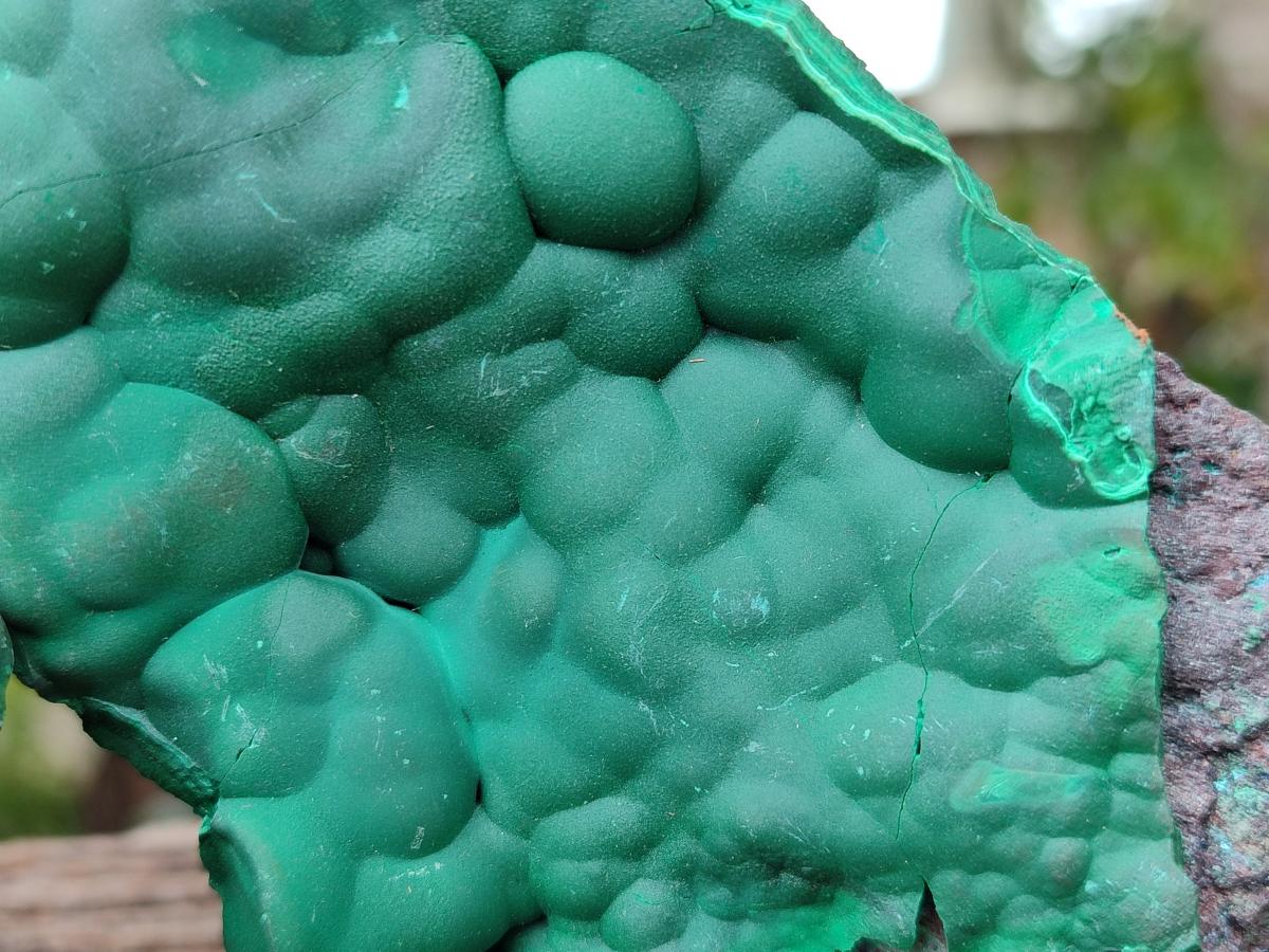 Natural Botryoidal Malachite Specimens x 2 From Kolwezi, Congo