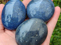 Polished Lazulite Galets x 12 From Madagascar