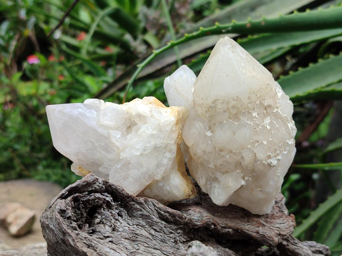 Natural Cascading Candle Quartz Clusters x 4 From Antsirabe, Madagascar