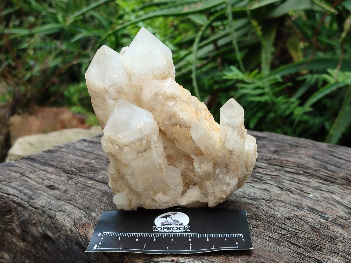 Natural Cascading Candle Quartz Clusters x 4 From Antsirabe, Madagascar