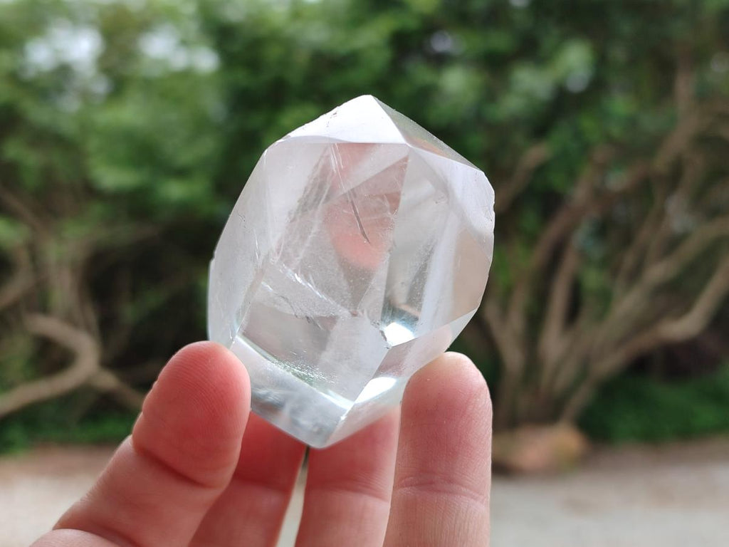 Polished Clear Quartz Crystals x 6 From Madagascar - Toprock Gemstones and Minerals 