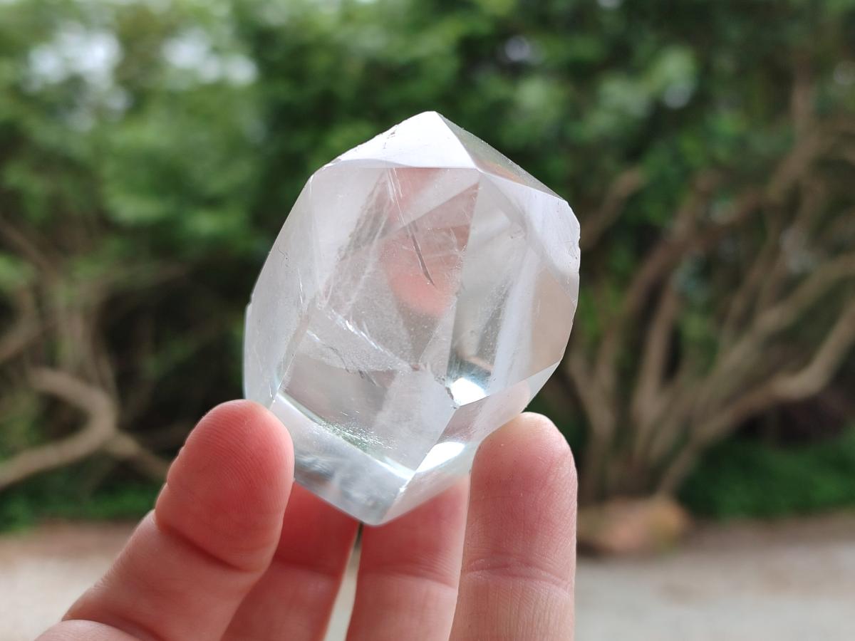 Polished Clear Quartz Crystals x 6 From Madagascar - Toprock Gemstones and Minerals 