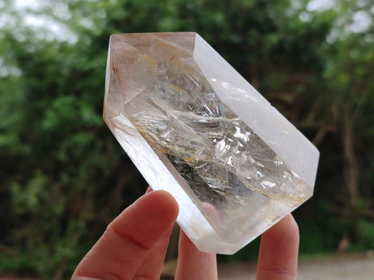 Polished Clear Quartz Crystals x 6 From Madagascar - Toprock Gemstones and Minerals 
