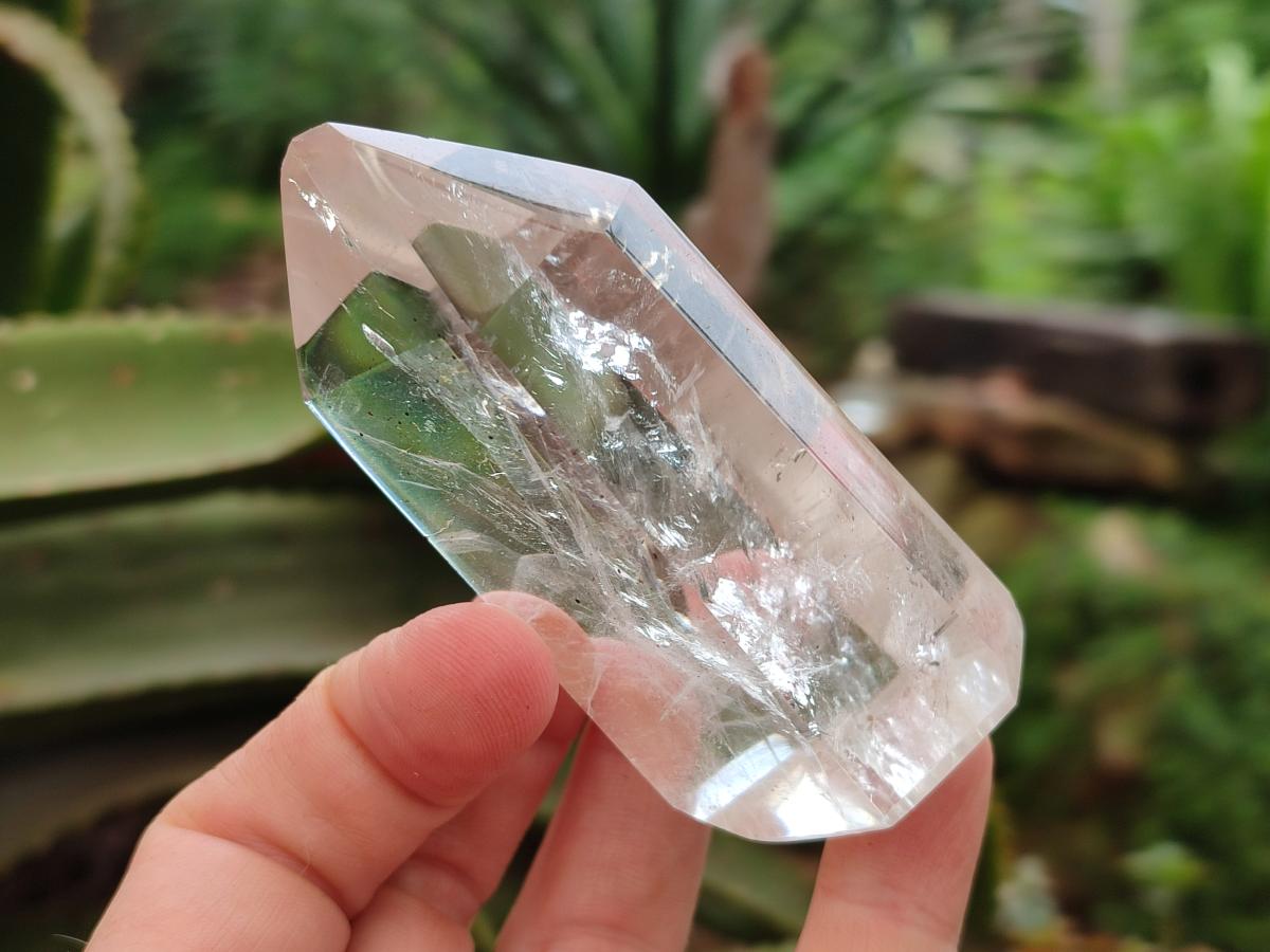 Polished Clear Quartz Crystals x 6 From Madagascar - Toprock Gemstones and Minerals 