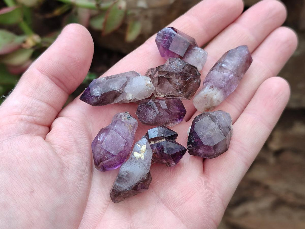 Natural Window Amethyst Crystals x 70 From Chiredzi, Zimbabwe