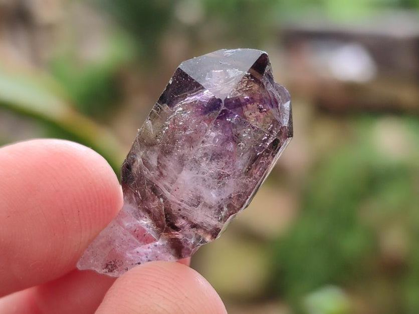 Natural Window Amethyst Crystals x 70 From Chiredzi, Zimbabwe