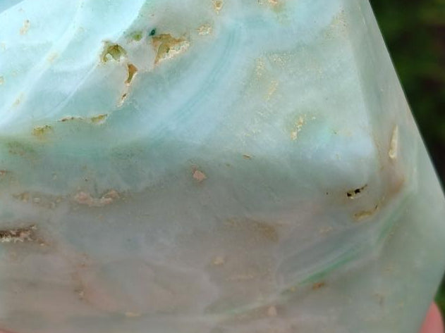 Polished Rare Blue And Green Smithsonite Standing Points x 2 From Congo