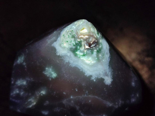 Polished Rare Blue And Green Smithsonite Standing Points x 2 From Congo
