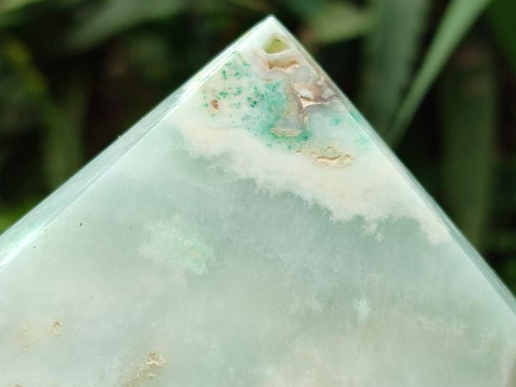 Polished Rare Blue And Green Smithsonite Standing Points x 2 From Congo