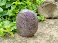 Polished Stichtite Standing Free Forms x 2 From Barberton, South Africa