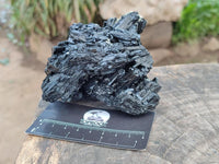 Natural Schorl Black Tourmaline Specimens x 2 From Erongo, Namibia