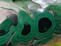 Polished Large Flower Banded Malachite Free Form x 1 From Congo