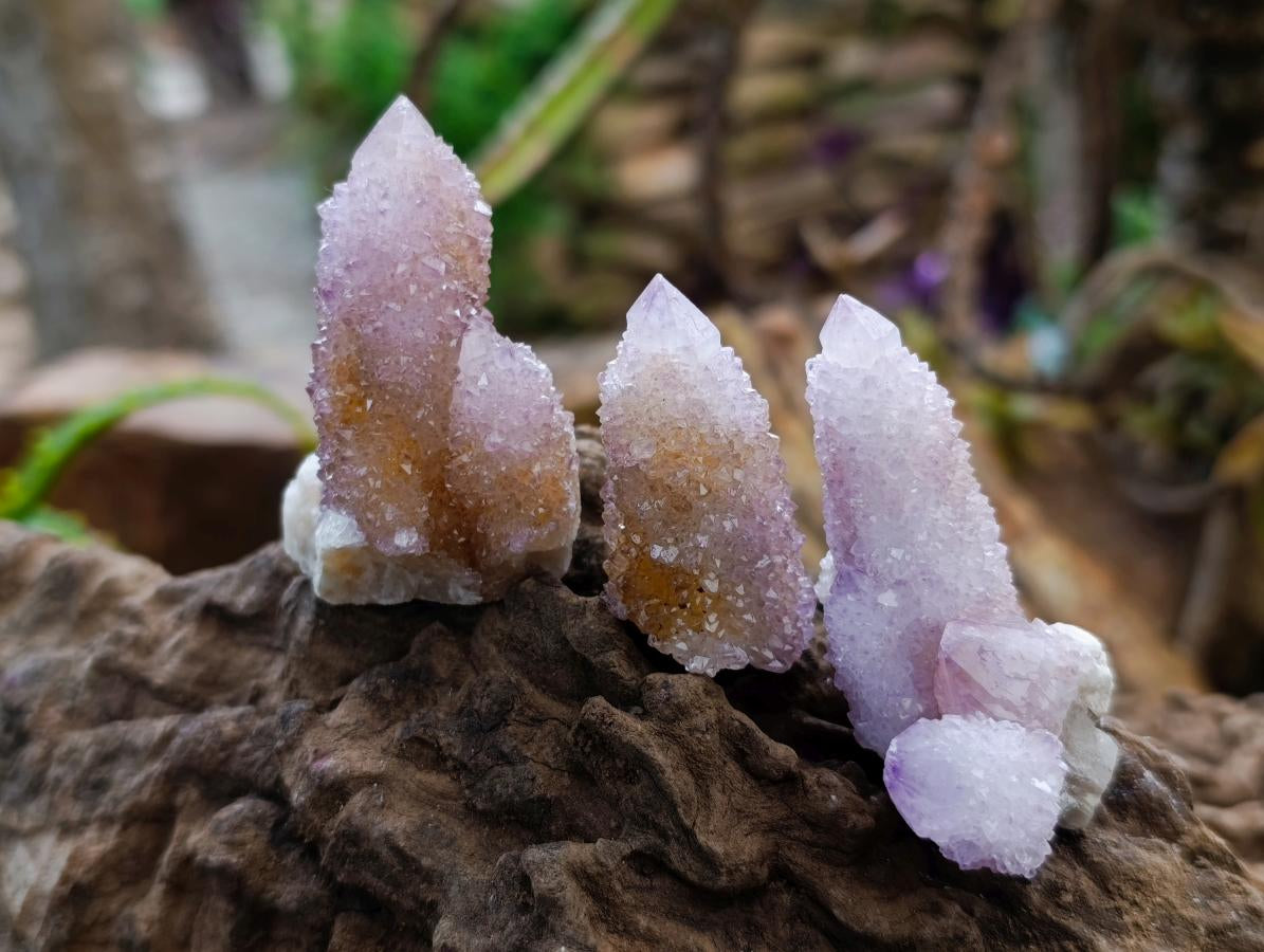 Natural Drusy Ametrine Spirit Crystals x 20 From Boekenhouthoek, South Africa