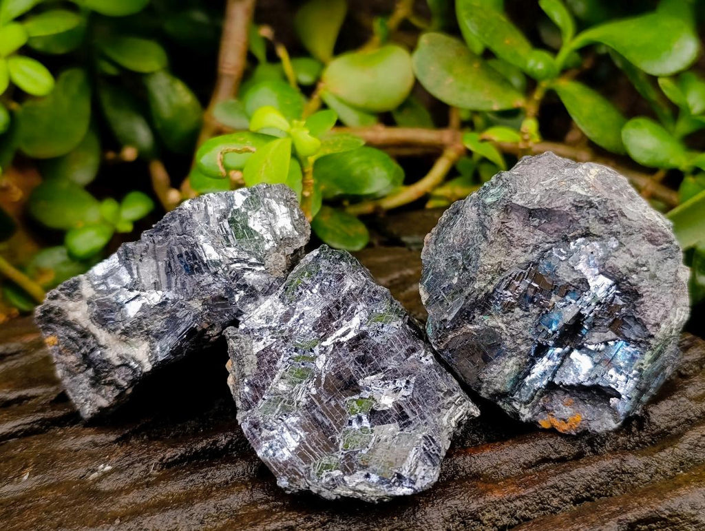 Natural Fragile Lead Galena Cobbed Specimens x 12 From Kaokoveld, Namibia