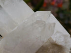 Natural Clear Quartz Crystal Clusters x 7 From Madagascar