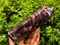 Polished Rhodonite Tower x 1 From Ambindavato, Madagascar