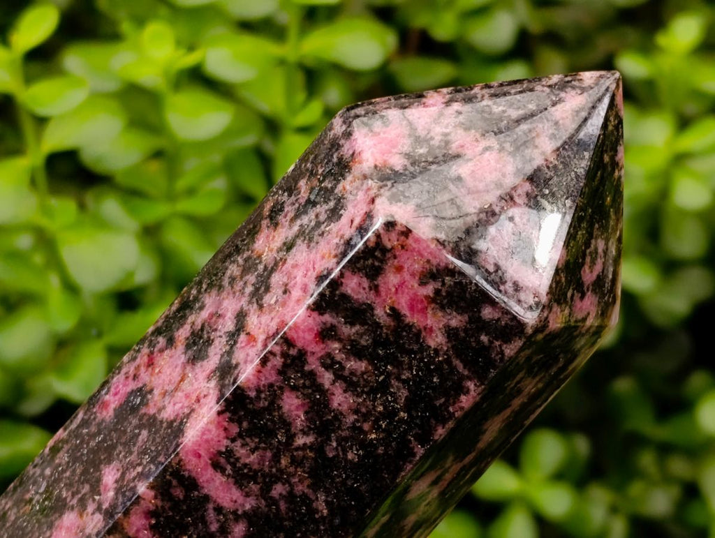 Polished Rhodonite Tower x 1 From Ambindavato, Madagascar