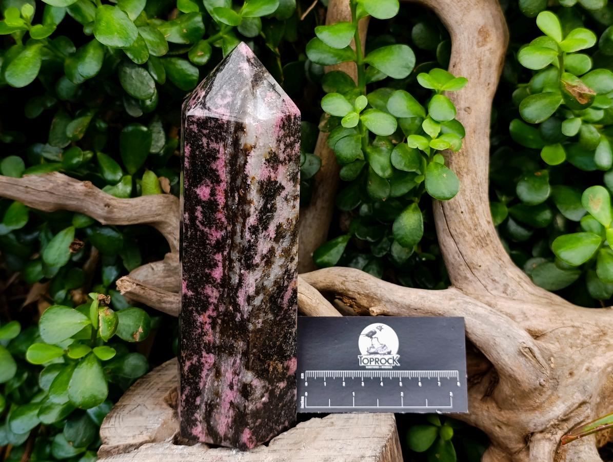 Polished Rhodonite Tower x 1 From Ambindavato, Madagascar