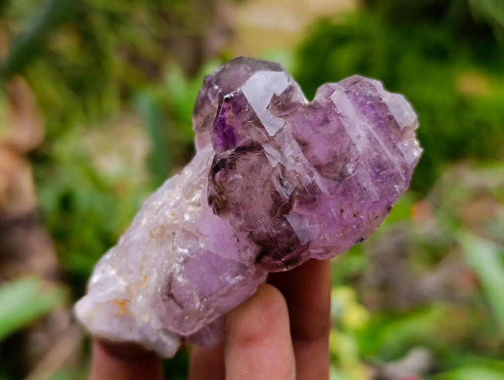 Natural Window Amethyst Crystals x 6 From Chiredzi, Zimbabwe