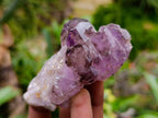 Natural Window Amethyst Crystals x 6 From Chiredzi, Zimbabwe